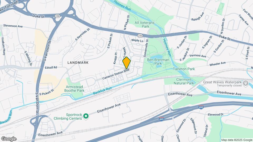 268 Cameron Station Blvd Map and Location Details