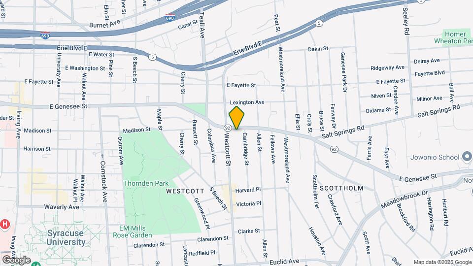 2018 E Genesee St Map and Location Details