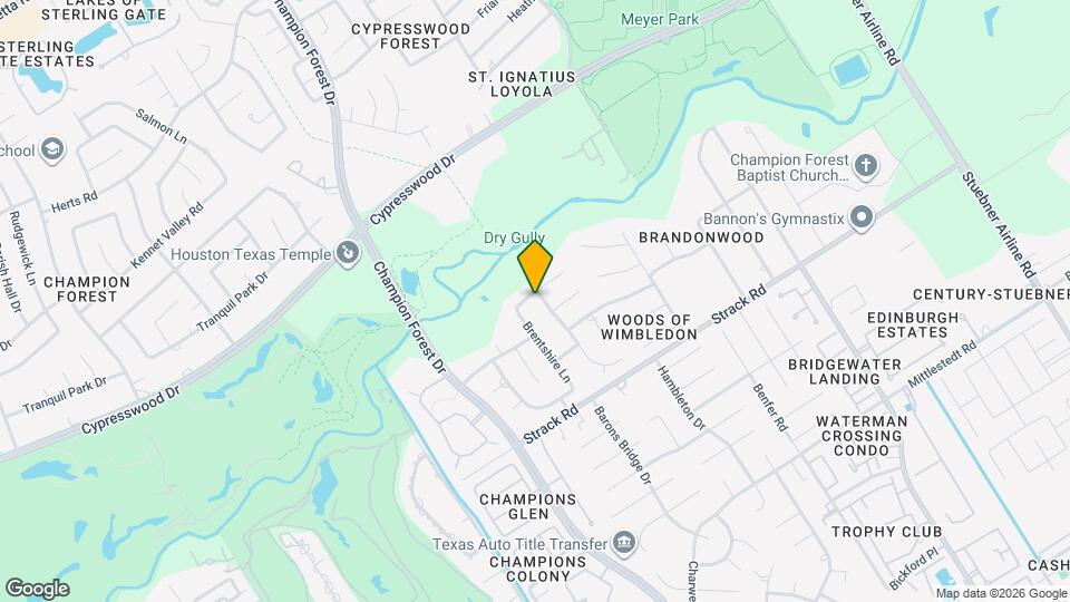 14415 Mindy Park Ln Mapa y Detalles de la Ubicación