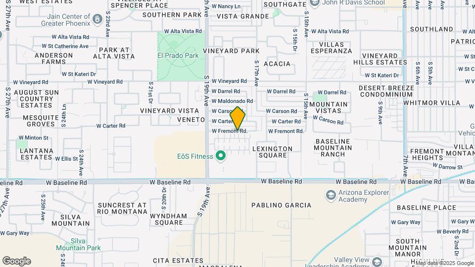 1744 W Minton St Map and Location Details
