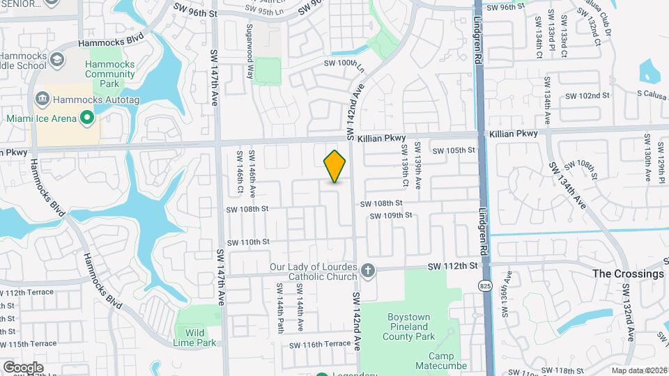14251 SW 107th Terrace Map and Location Details