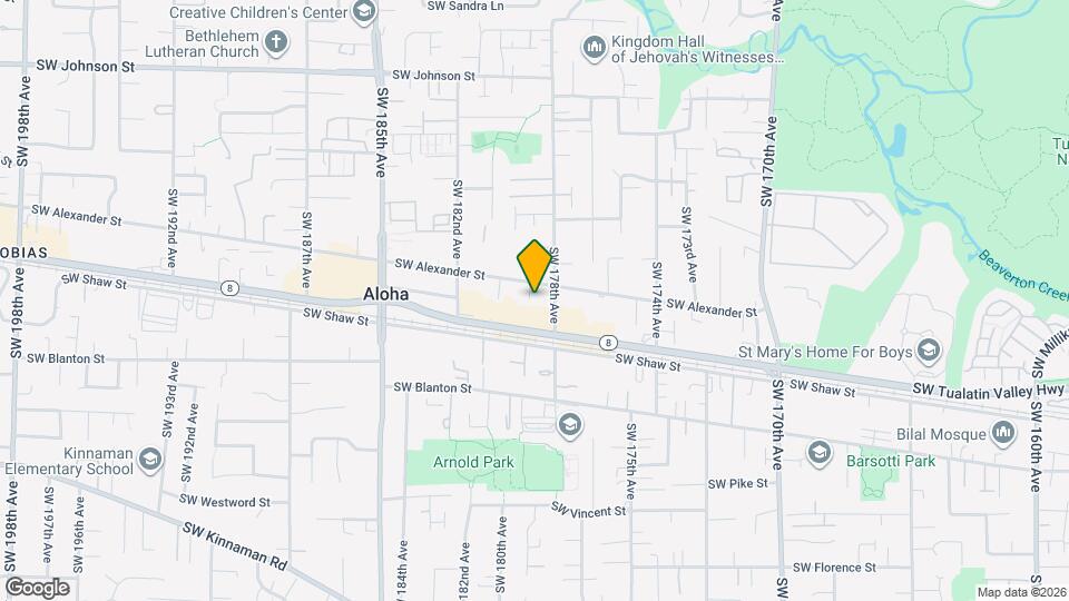 17890 SW Alexander St Map and Location Details