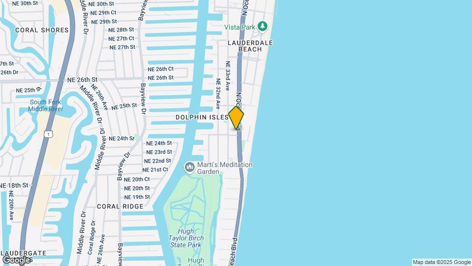 2115 N Ocean Blvd Map and Location Details