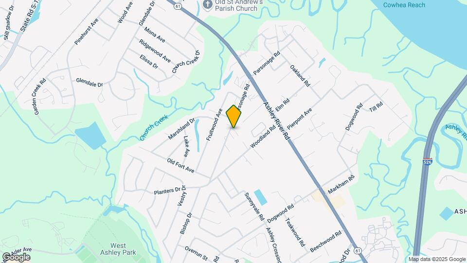 1913 Old Parsonage Rd Map and Location Details