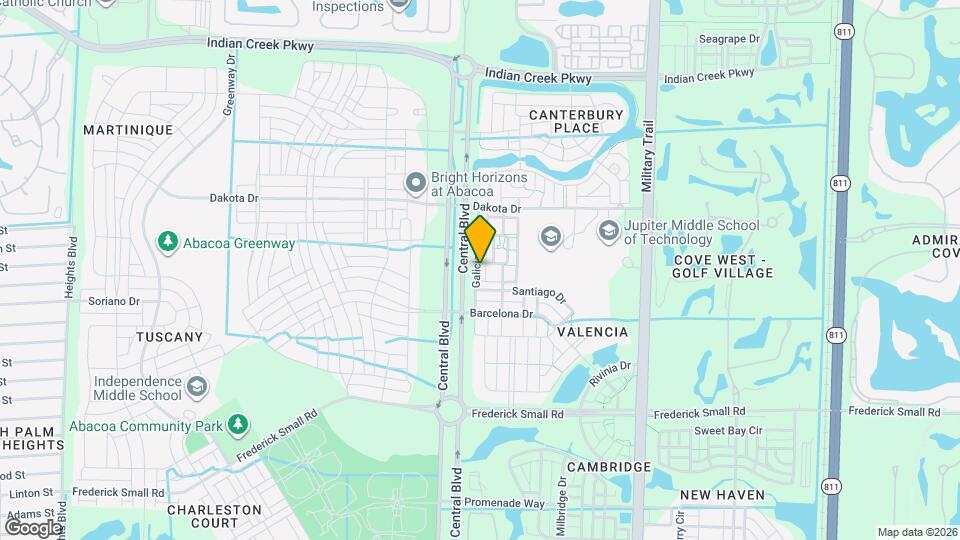 175 Galicia Way, Unit Somerset Abacoa Map and Location Details