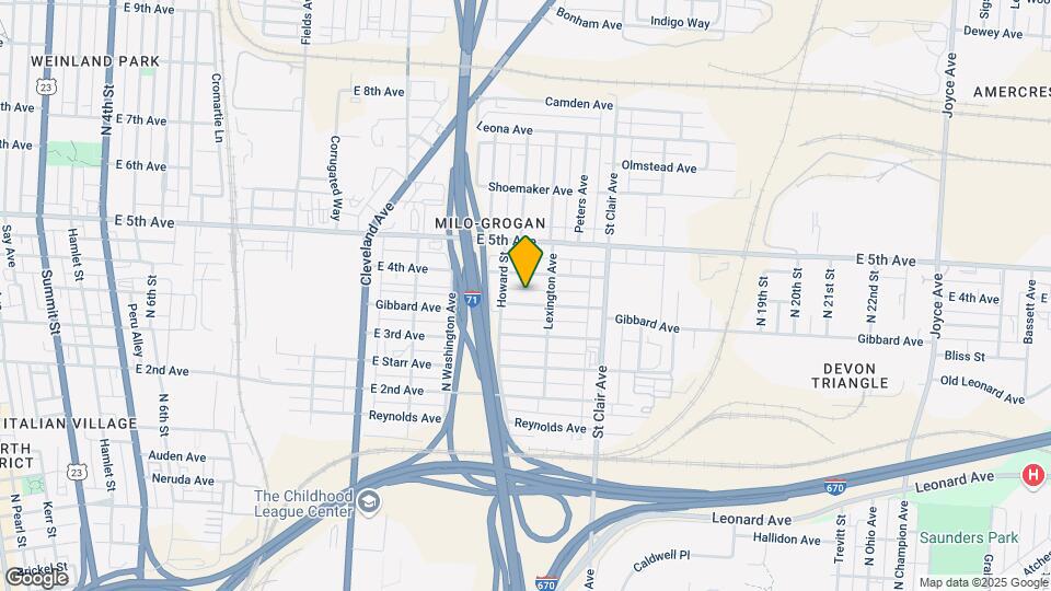 804 Gibbard Ave Mapa y Detalles de la Ubicación