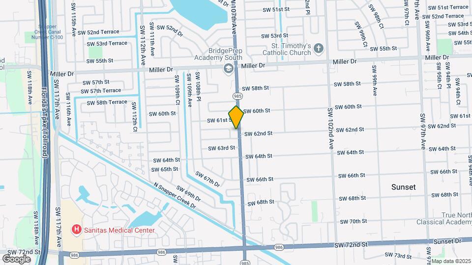 6202 SW 107th Ave Map and Location Details