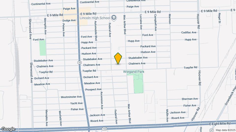 8460 Chalmers Ave Map and Location Details