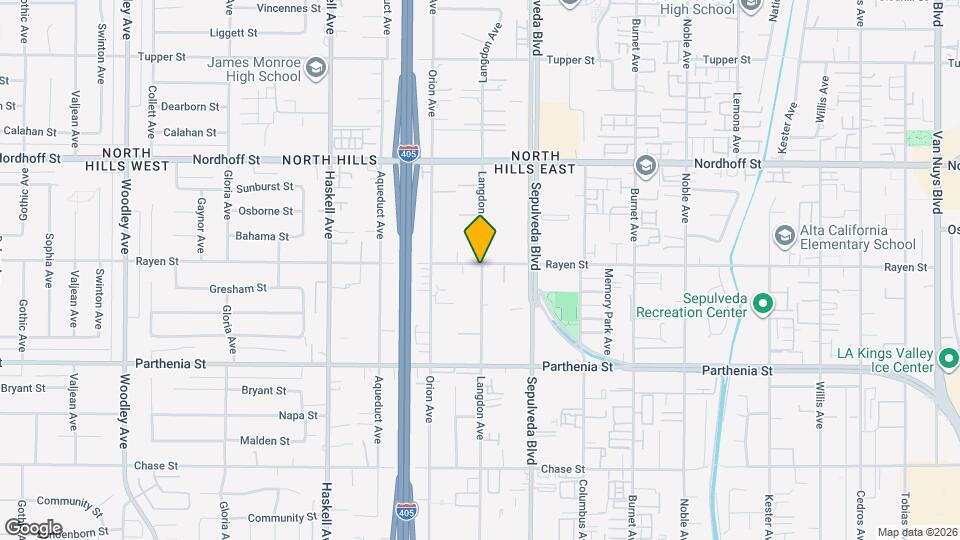 8753 Langdon Ave, Unit 214 Mapa y Detalles de la Ubicación