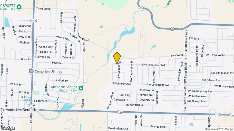 702 SW Loudon Dr Map and Location Details