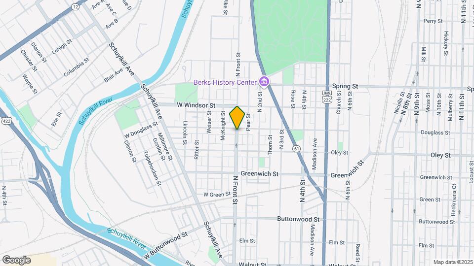 745 N Front St Mapa y Detalles de la Ubicación