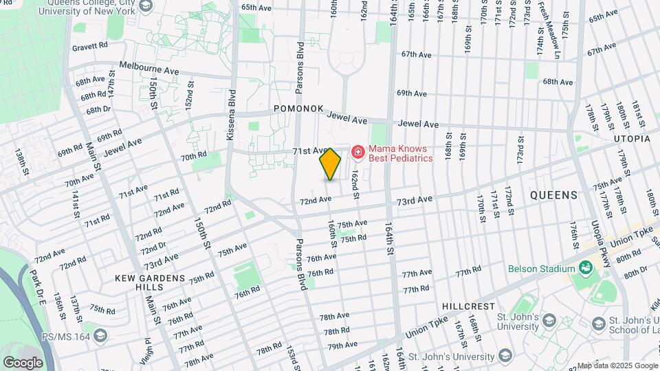 71-45 160th St Map and Location Details
