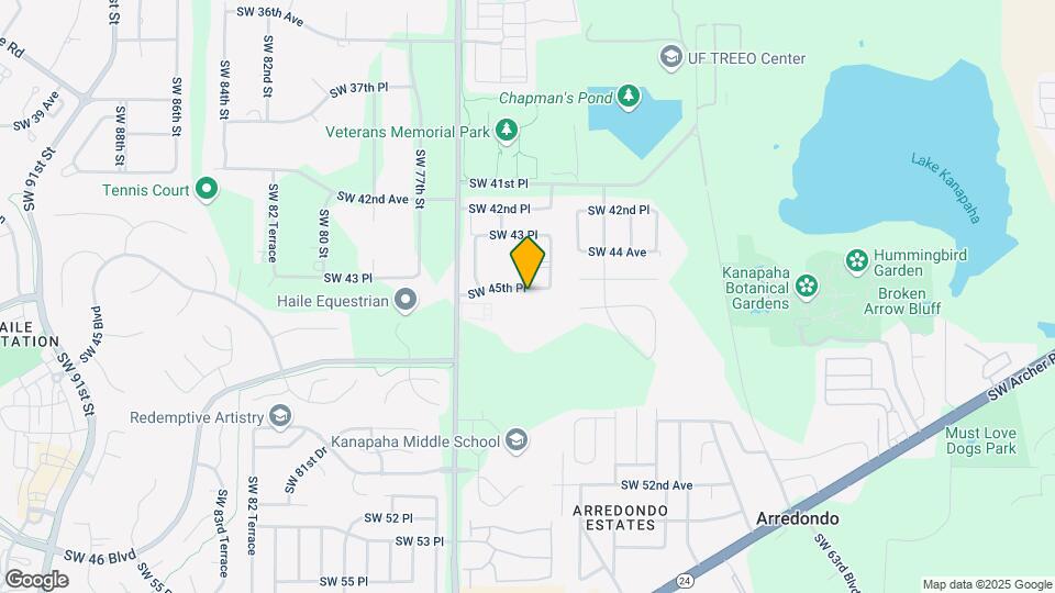 7209 SW 45th Pl Map and Location Details