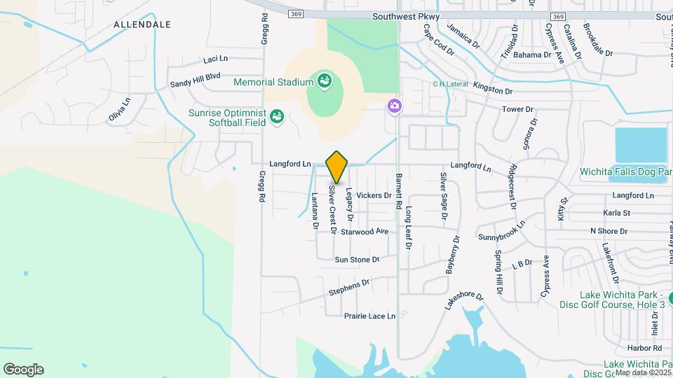 4919 Silver Crest Dr Map and Location Details