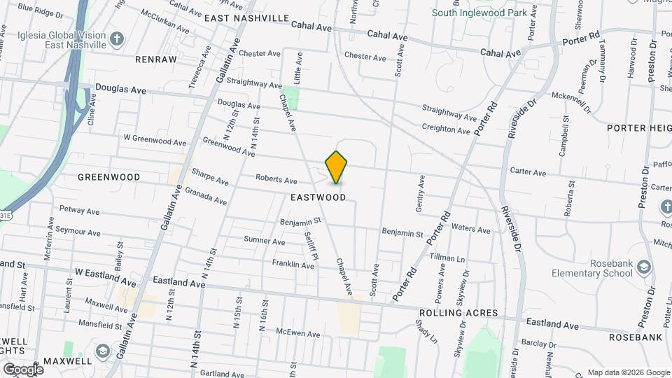 1104 Matthews Pl Map and Location Details