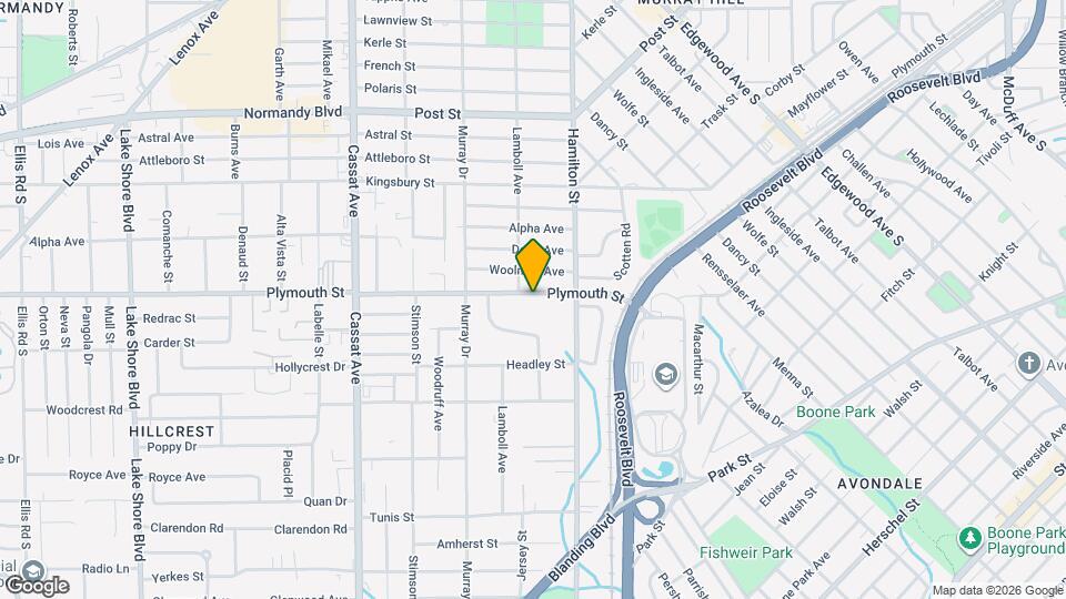 4566 Plymouth St Map and Location Details