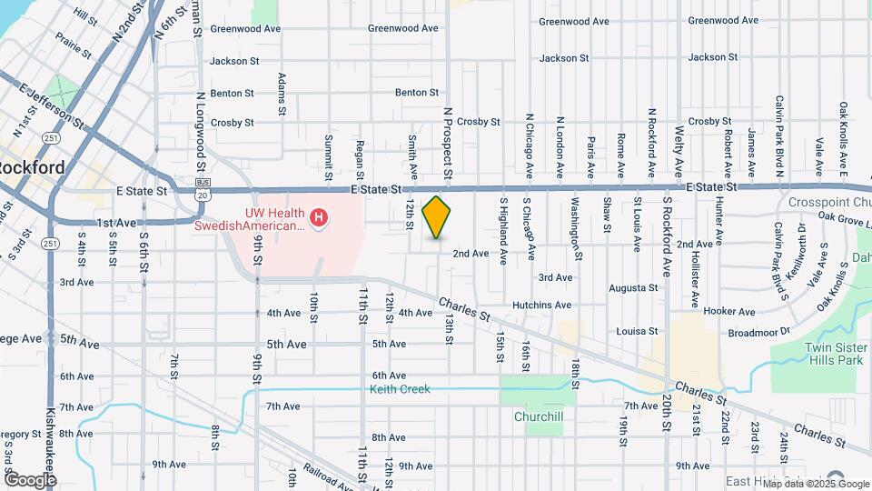 229 S Prospect St Map and Location Details