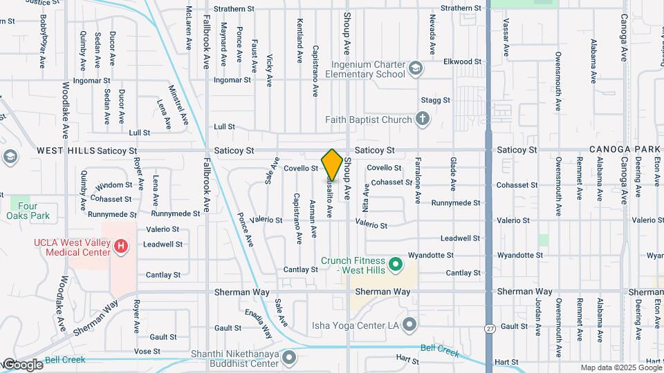 7462 Sausalito Ave Map and Location Details