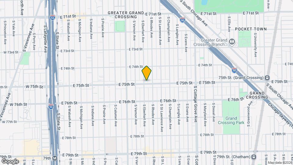 7451 S Eberhart Ave Mapa y Detalles de la Ubicación