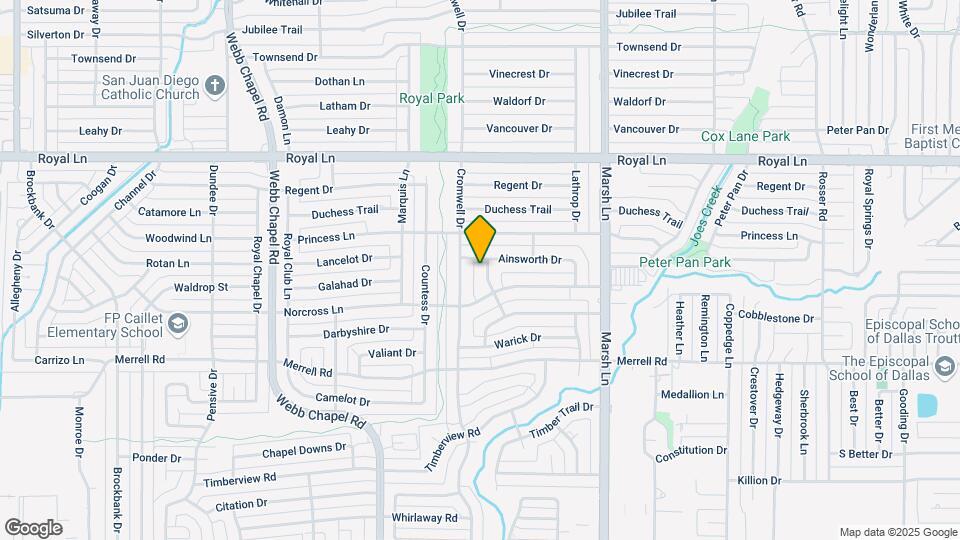 10525 Castlegate Dr Map and Location Details