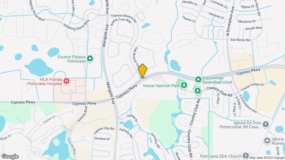 943 Cumberland Dr Mapa y Detalles de la Ubicación