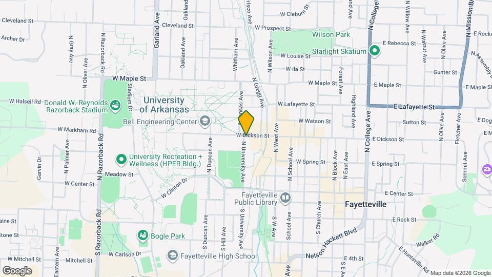 645 W Dickson St Map and Location Details