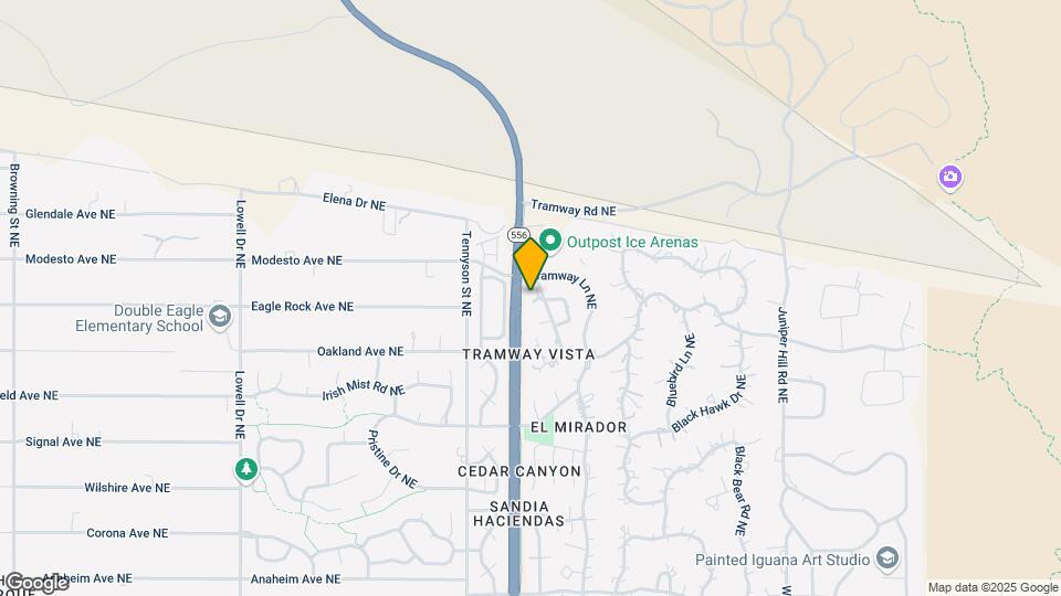 725 Tramway Vista Dr NE Map and Location Details