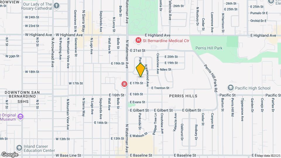 368 E 17th St Map and Location Details