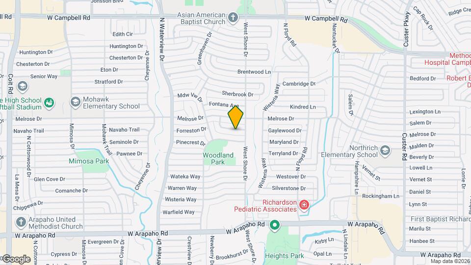 807 Edgefield Dr Map and Location Details