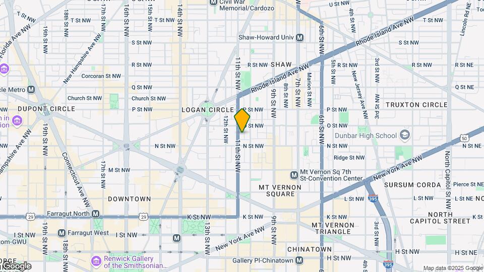 1317 11th St NW Map and Location Details