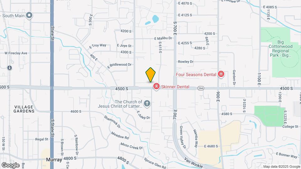 4479 S 500 E Map and Location Details