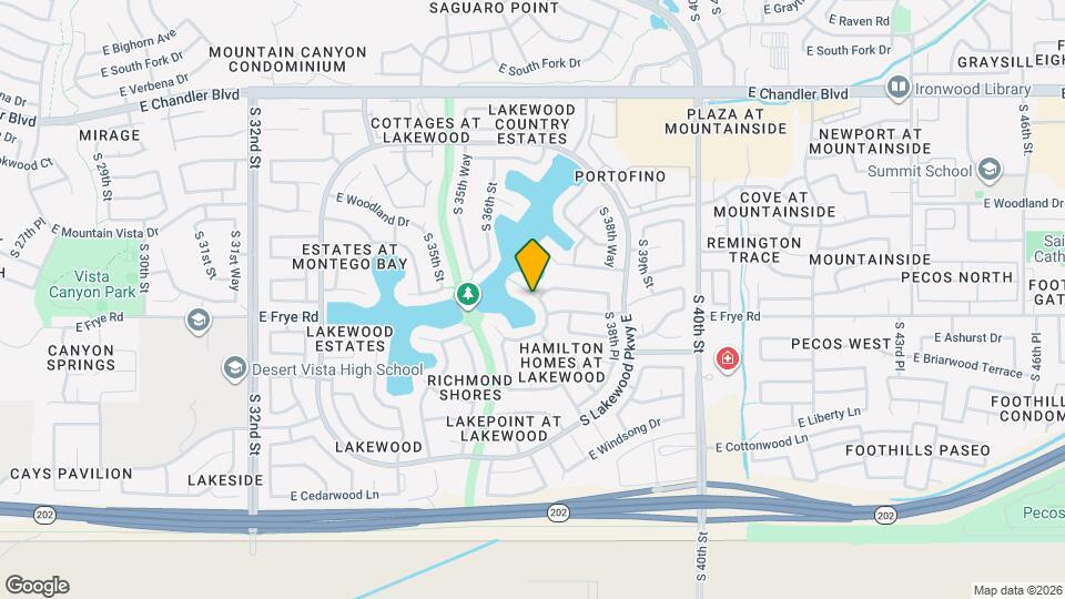 16226 S 37th Way Map and Location Details