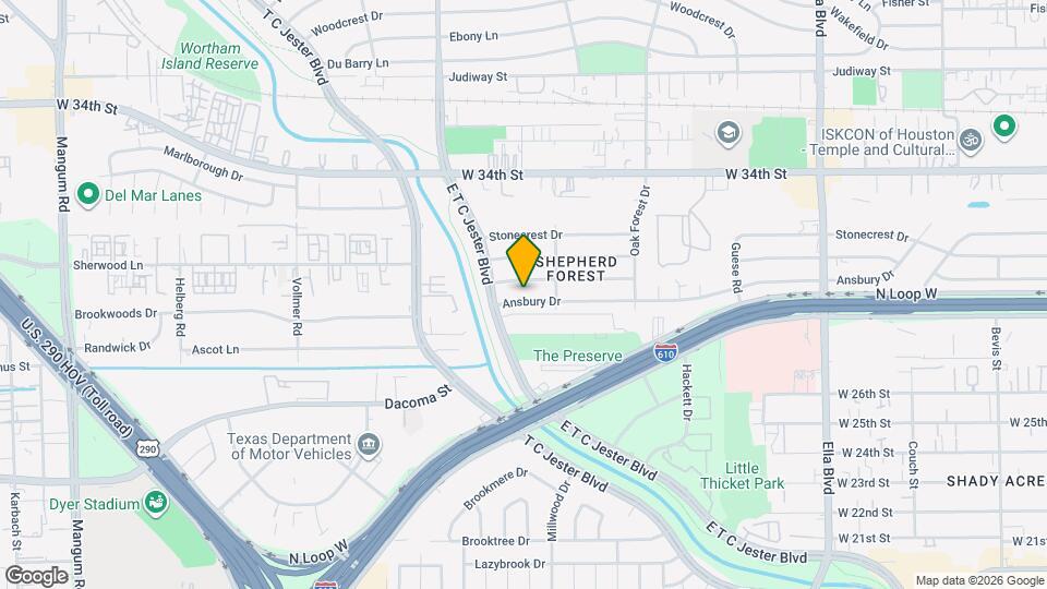 2322 Ansbury Dr Map and Location Details