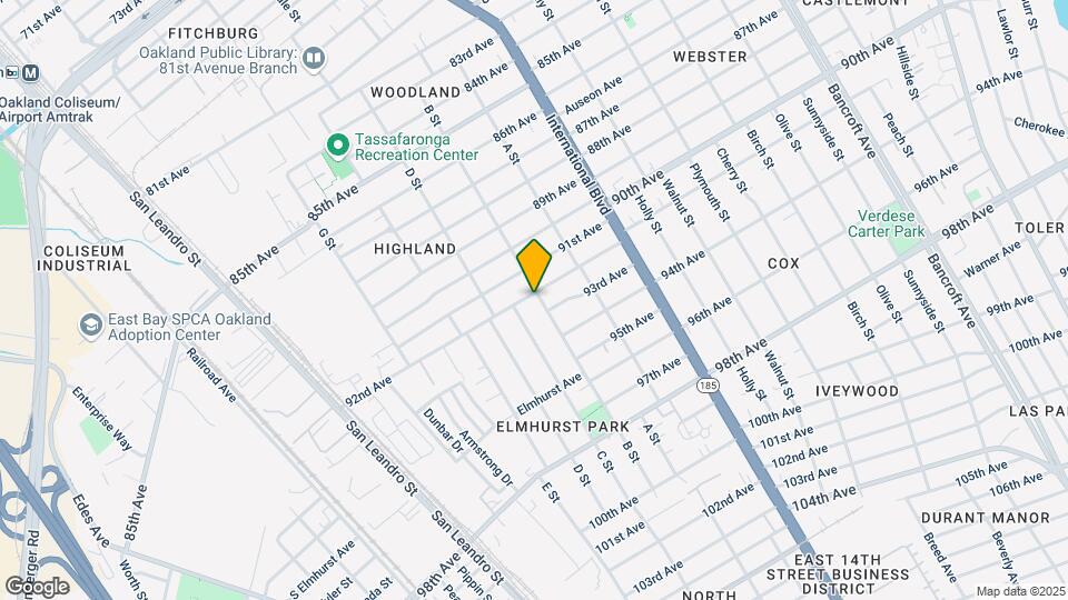 9211 B St Mapa y Detalles de la Ubicación
