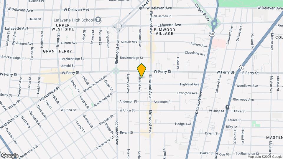 351 Ashland Ave, Unit 1 Mapa y Detalles de la Ubicación