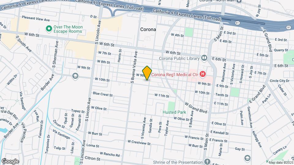 922 S Vicentia Ave Map and Location Details