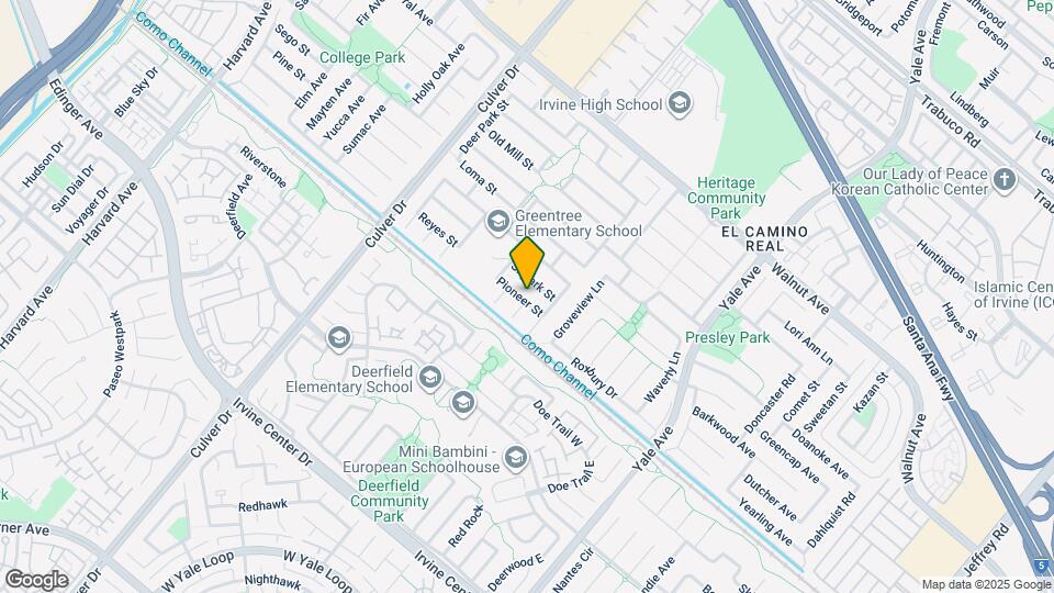 4351 Pioneer St Map and Location Details
