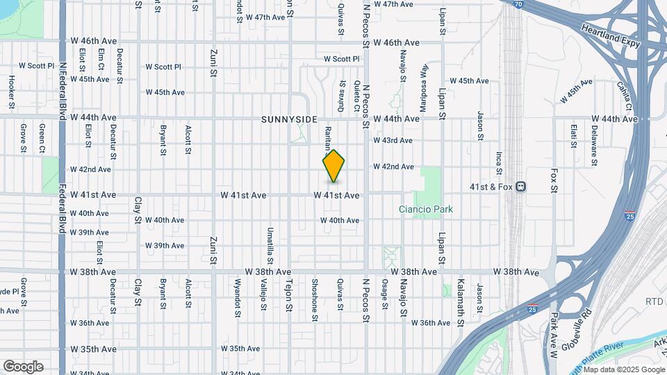 4112 Raritan St Map and Location Details