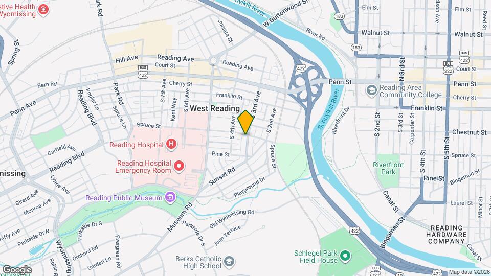 300 S 3rd Ave Map and Location Details