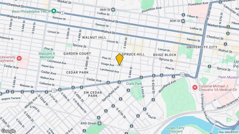 418 S 45th St Mapa y Detalles de la Ubicación