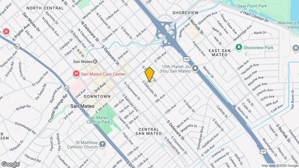 623 S Eldorado St Map and Location Details