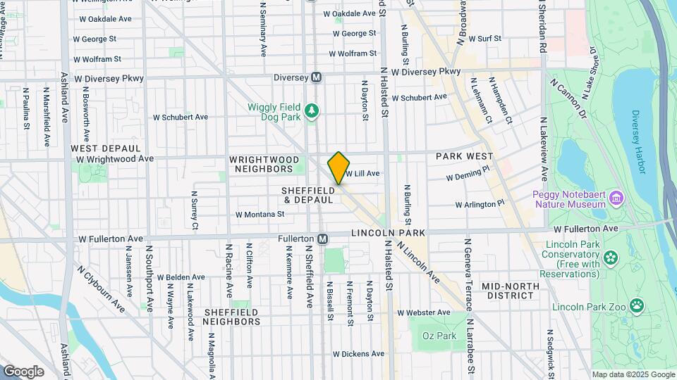 2516 N Lincoln Ave, Unit 3 Map and Location Details