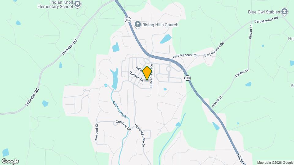 826 Durham Ct Mapa y Detalles de la Ubicación