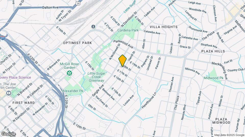 1413 Harrill St Map and Location Details