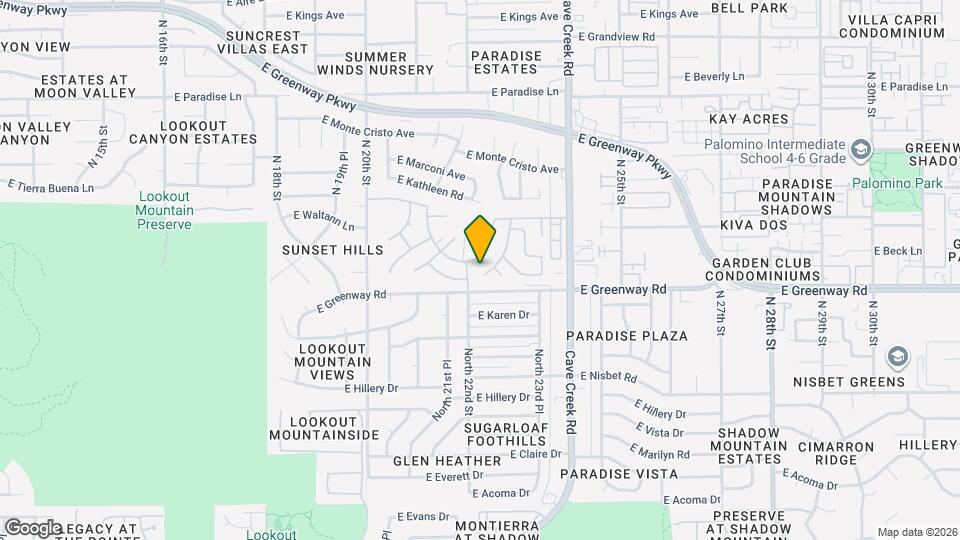 15408 N 23rd St Map and Location Details