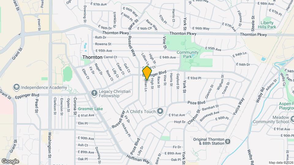 9302 Lillian Ln Mapa y Detalles de la Ubicación