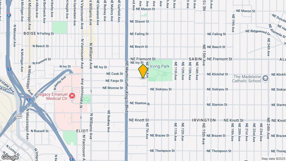 616 NE Fargo St Mapa y Detalles de la Ubicación