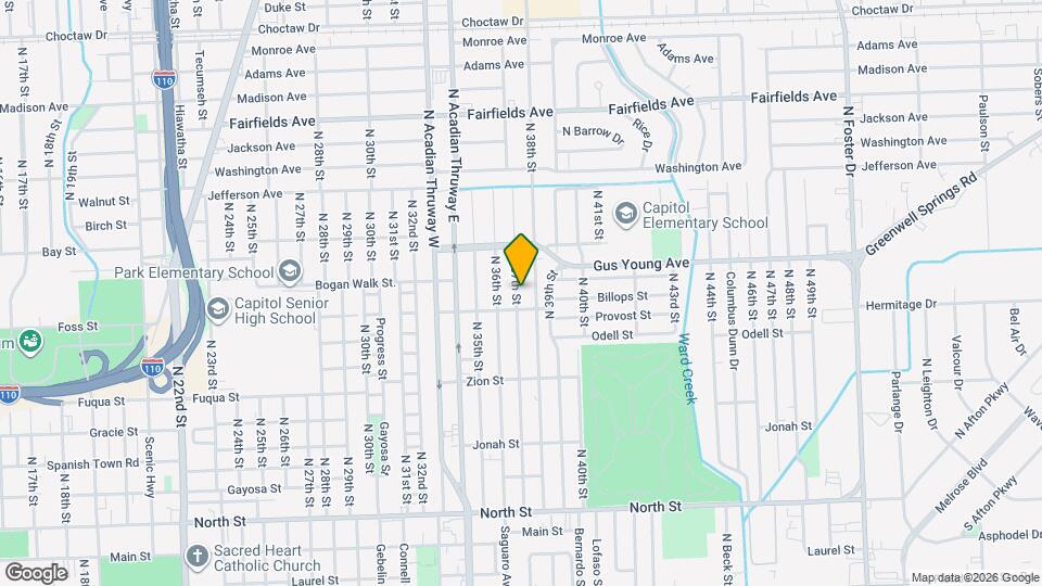 1348 N 37th St Map and Location Details