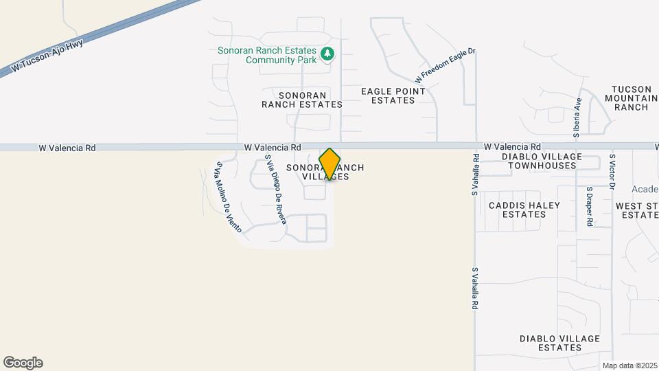 6621 S De Concini Dr Map and Location Details