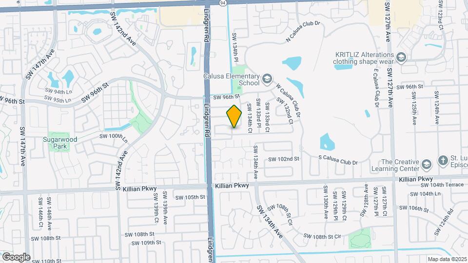 13491 SW 99th Terrace Map and Location Details